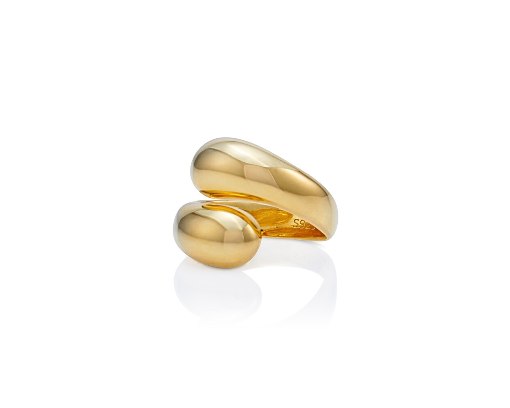 Gold wrap ring deals