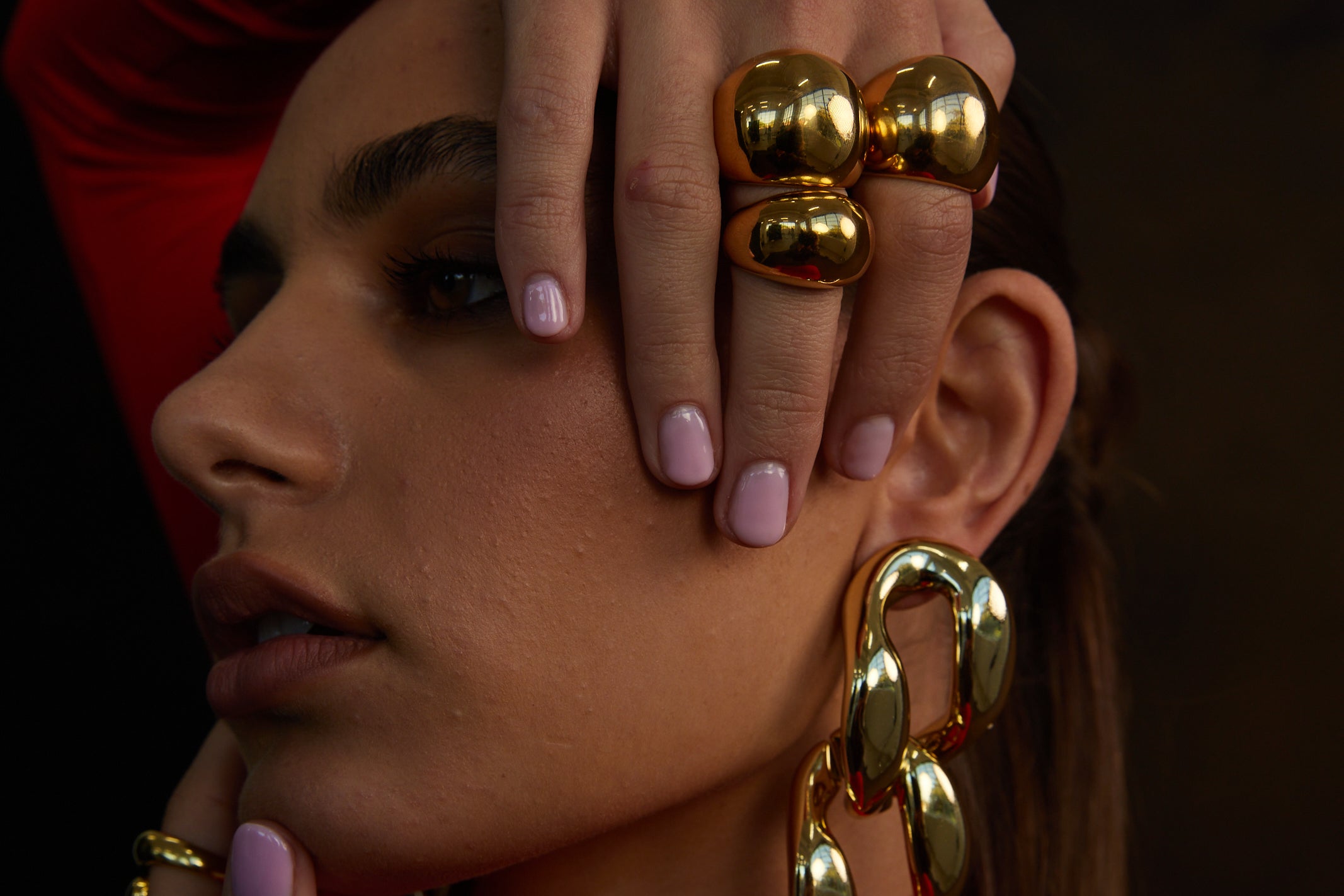 Double Link Earrings I Gold – NOAH The Label