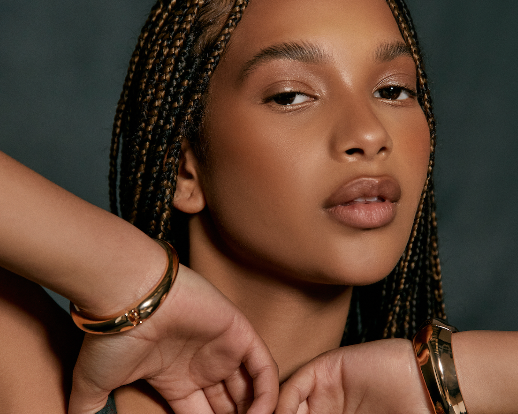 Small Bulb Bangle I Gold