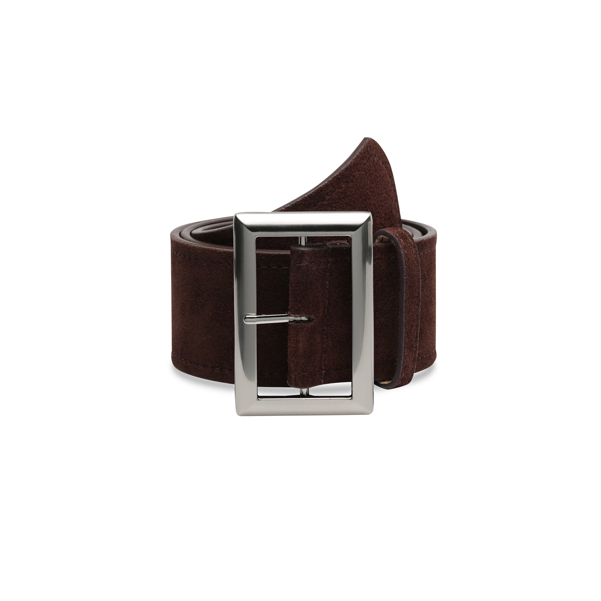 Dark Brown Suede Belt – NOAH The Label